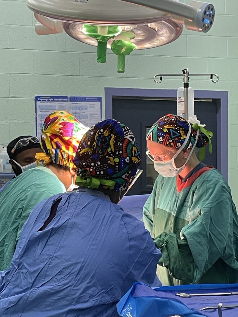 c section zoomed in